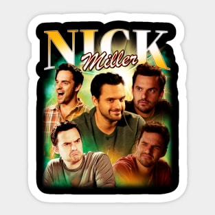 VINTAGE NICK MILLER SMILEY Sticker